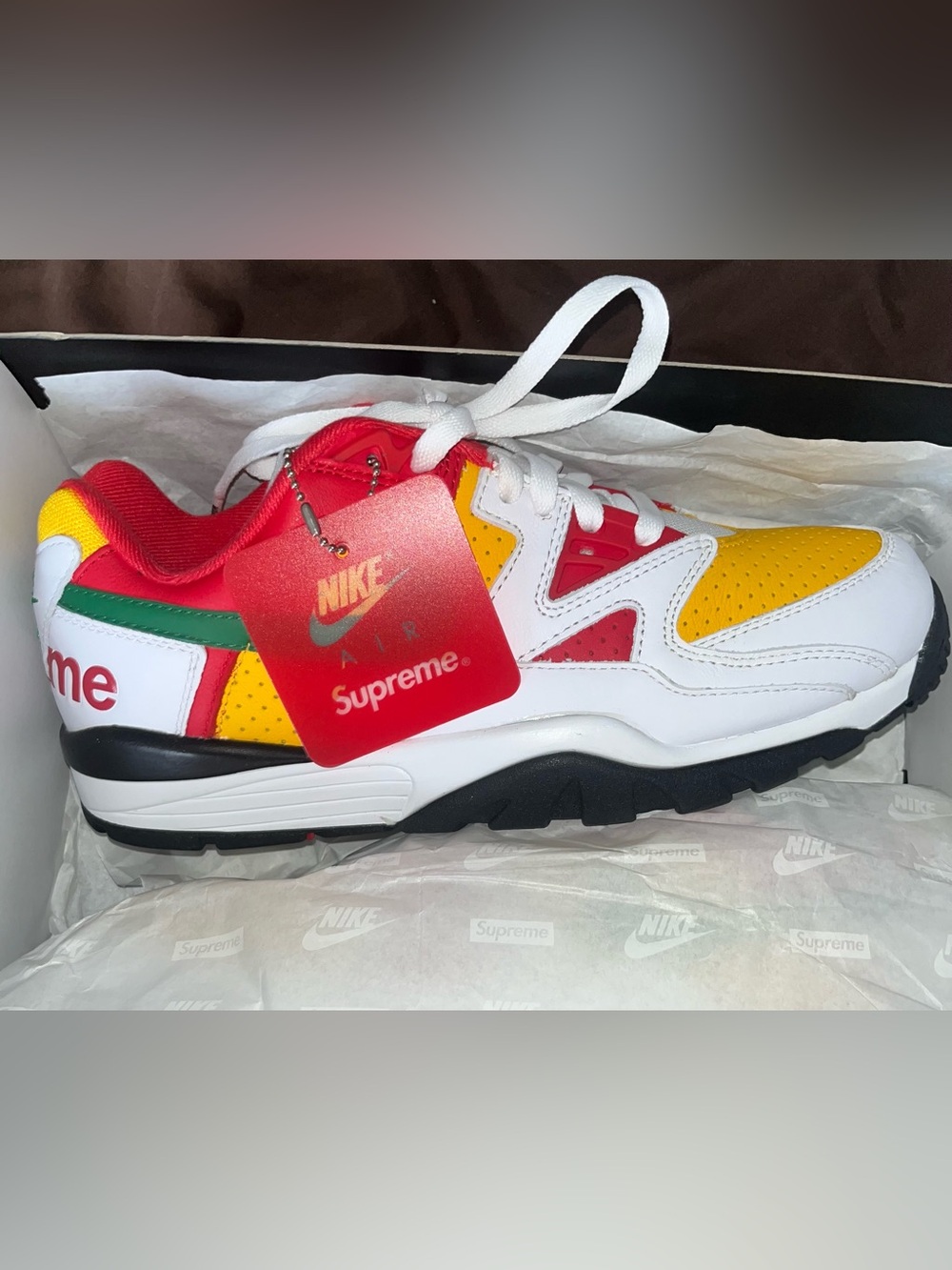 Supreme x Nike Air Cross Trainer 3 Low White Size 10 M CJ5291-100 NIB DEADSTOCK